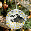 Personalized Ceramic Cow Ornament with Floral Design - Perfect Handmade Gift for Farmhouse Decor and Celebrations - Image 7