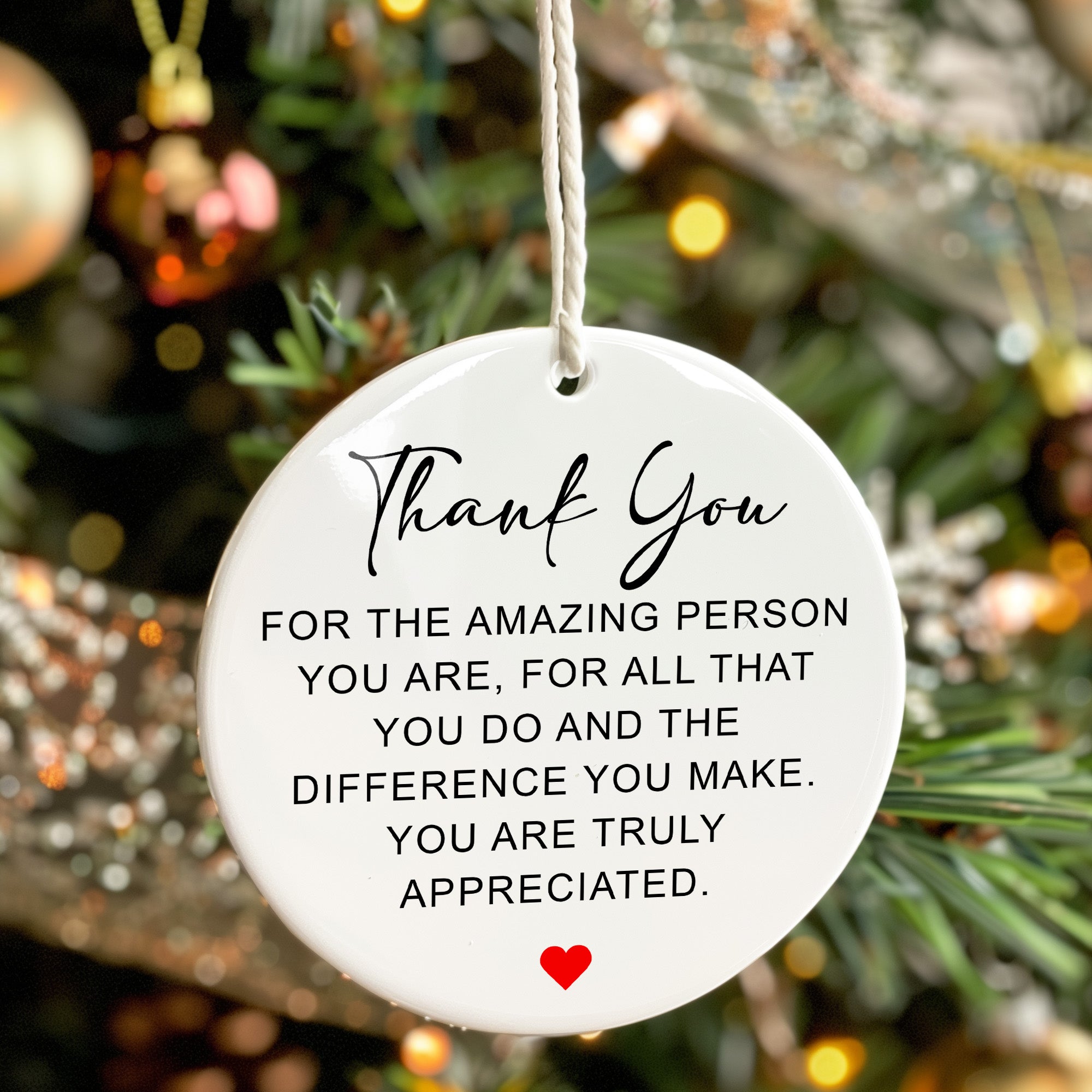 Personalized Ceramic Ornament – Heartfelt Appreciation Gift for Loved Ones | Elegant Design & Quality Craftsmanship - Image 7