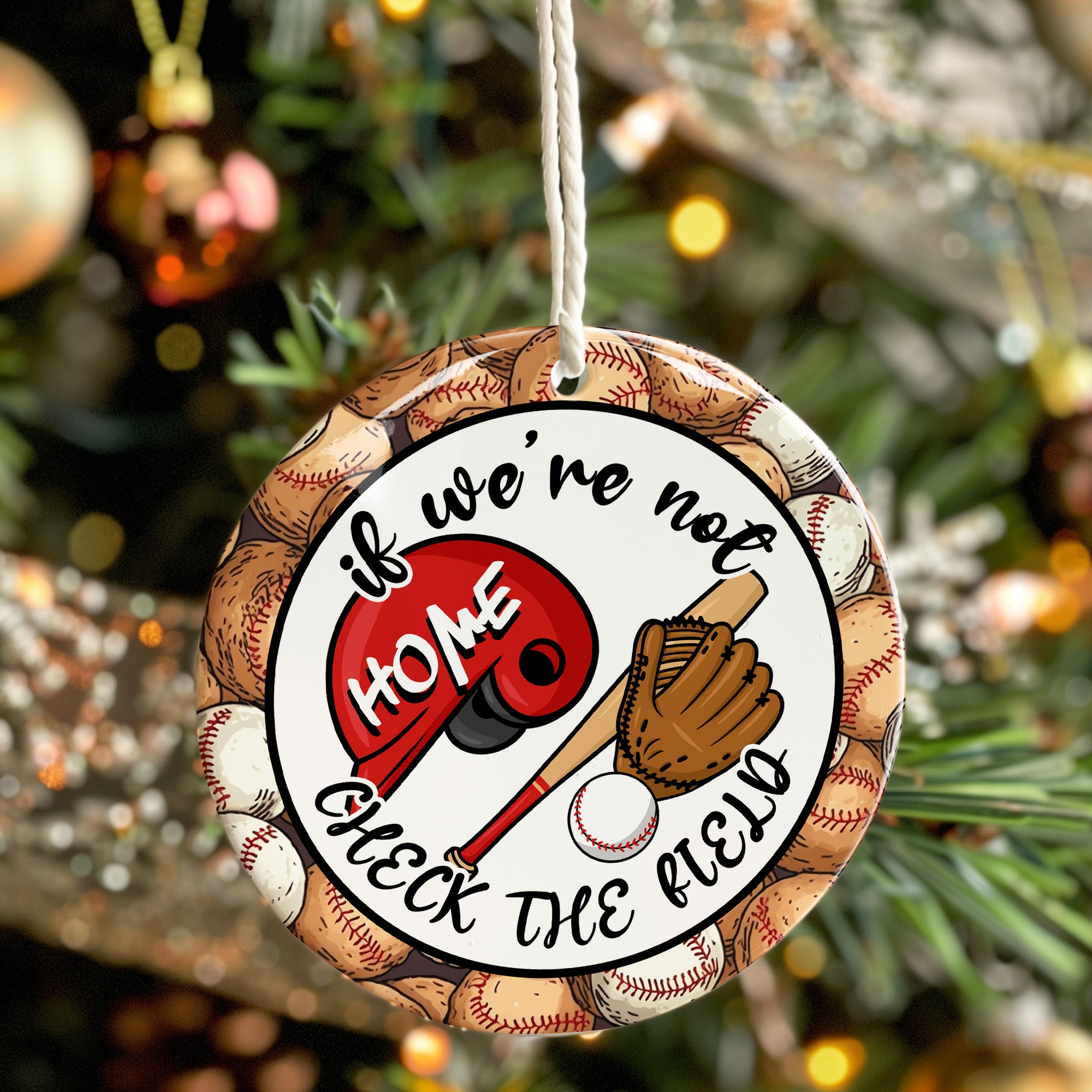 Personalized Ceramic Baseball Ornament – Perfect Gift for Sports Enthusiasts & Handmade Home Decor - Image 7