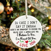 Personalized Love Affirmation Ceramic Ornament – Handcrafted Keepsake Gift for Loved Ones - Image 7