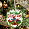 Personalized Merry Christmas Ceramic Ornament – Handcrafted Holiday Décor with Festive Design and Customization Options for Perfect Gift-Giving - Image 7
