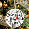 Personalized "First Christmas in Heaven" Ceramic Ornament with Cardinal Design - Thoughtful Memorial Gift - Image 7