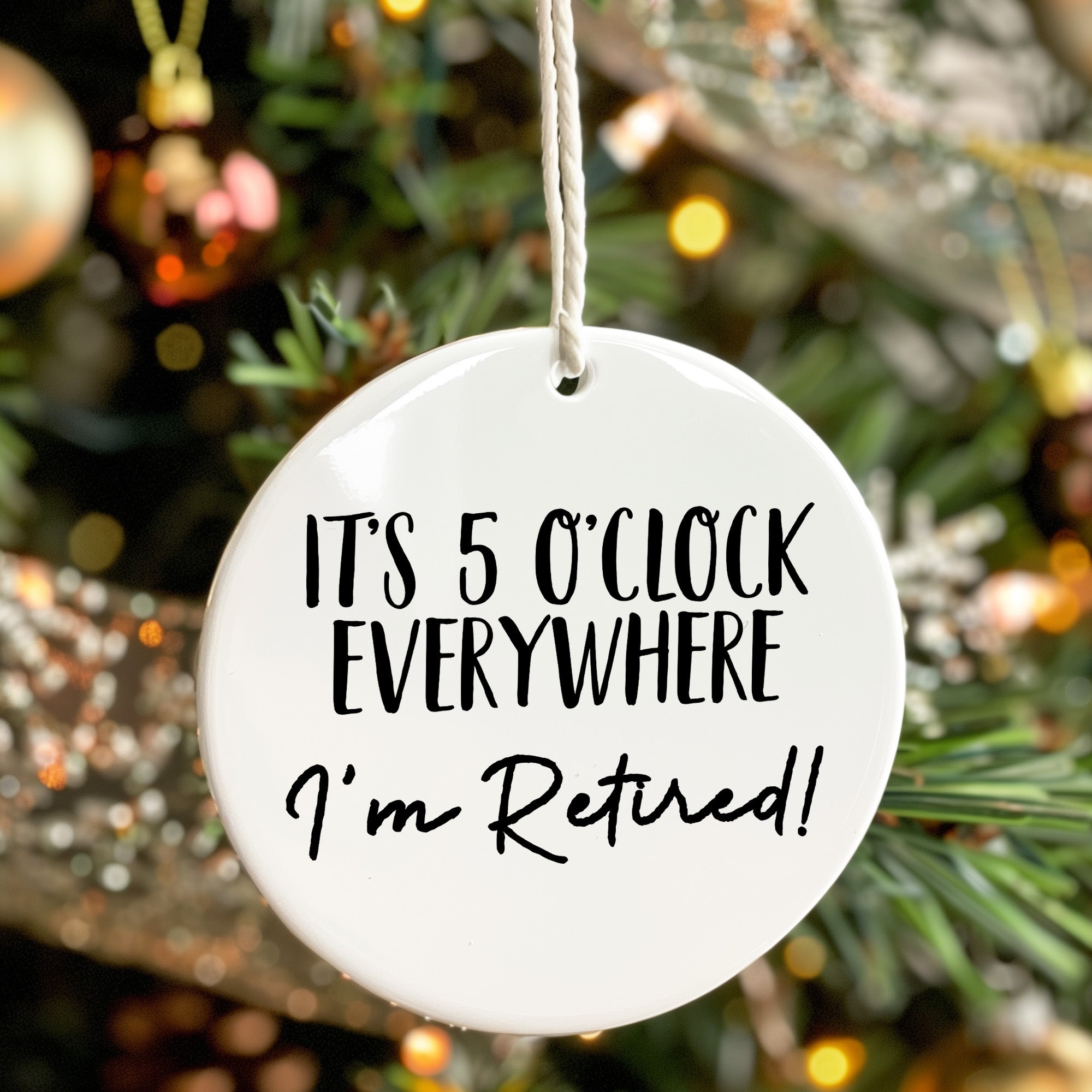 Personalized Retirement Ceramic Ornament – Celebrate New Beginnings with Unique Keepsake Gift for Retirees - Image 7