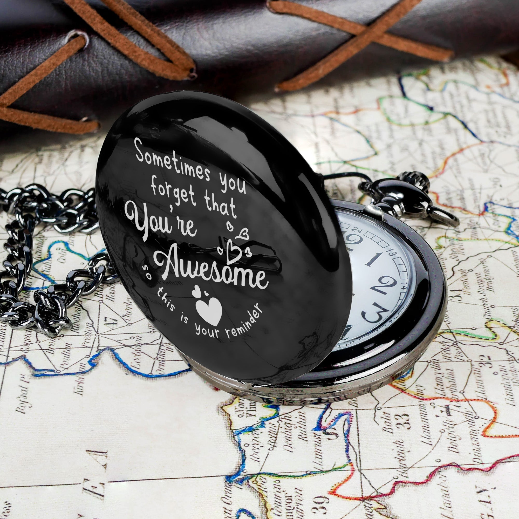 Personalized Inspirational Pocket Watch - Handcrafted Gift with Heartfelt Engraving | Perfect for Loved Ones - Image 7