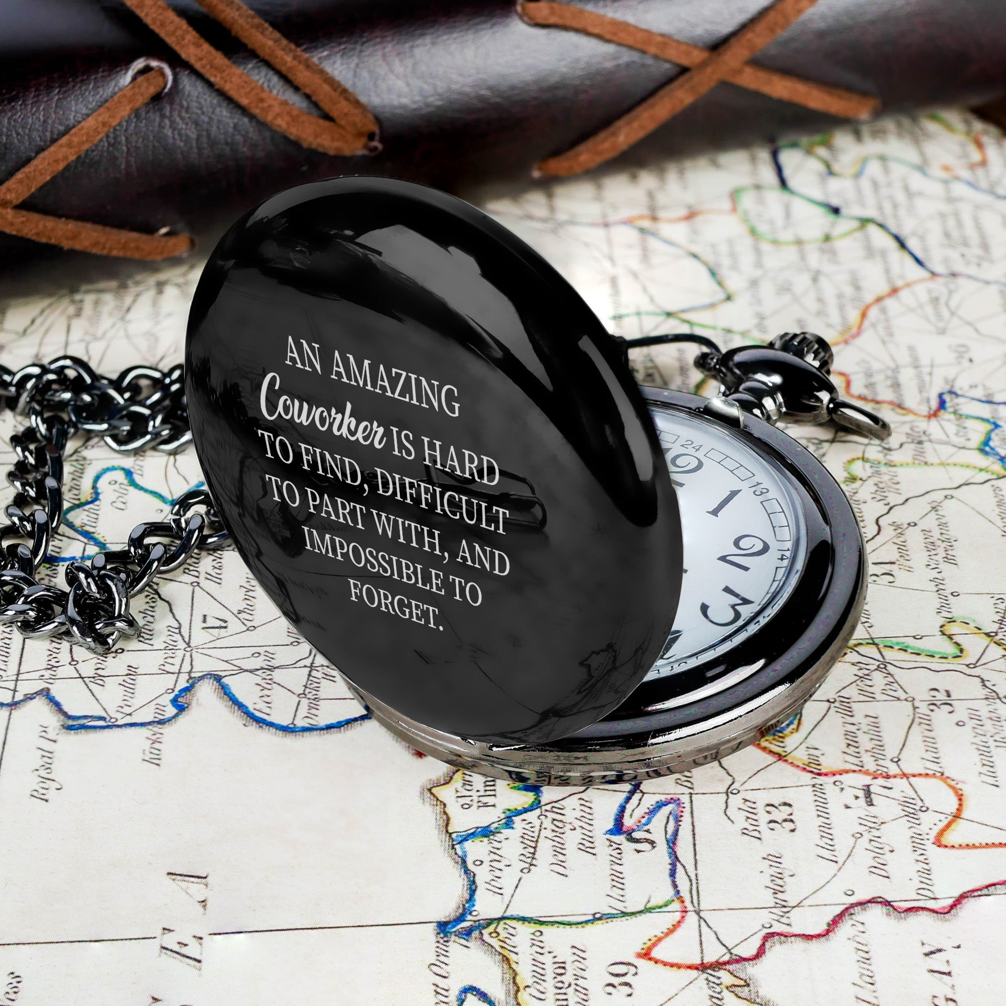 Elegant Personalized Pocket Watch - Perfect Retirement Keepsake for an Unforgettable Coworker - Image 7