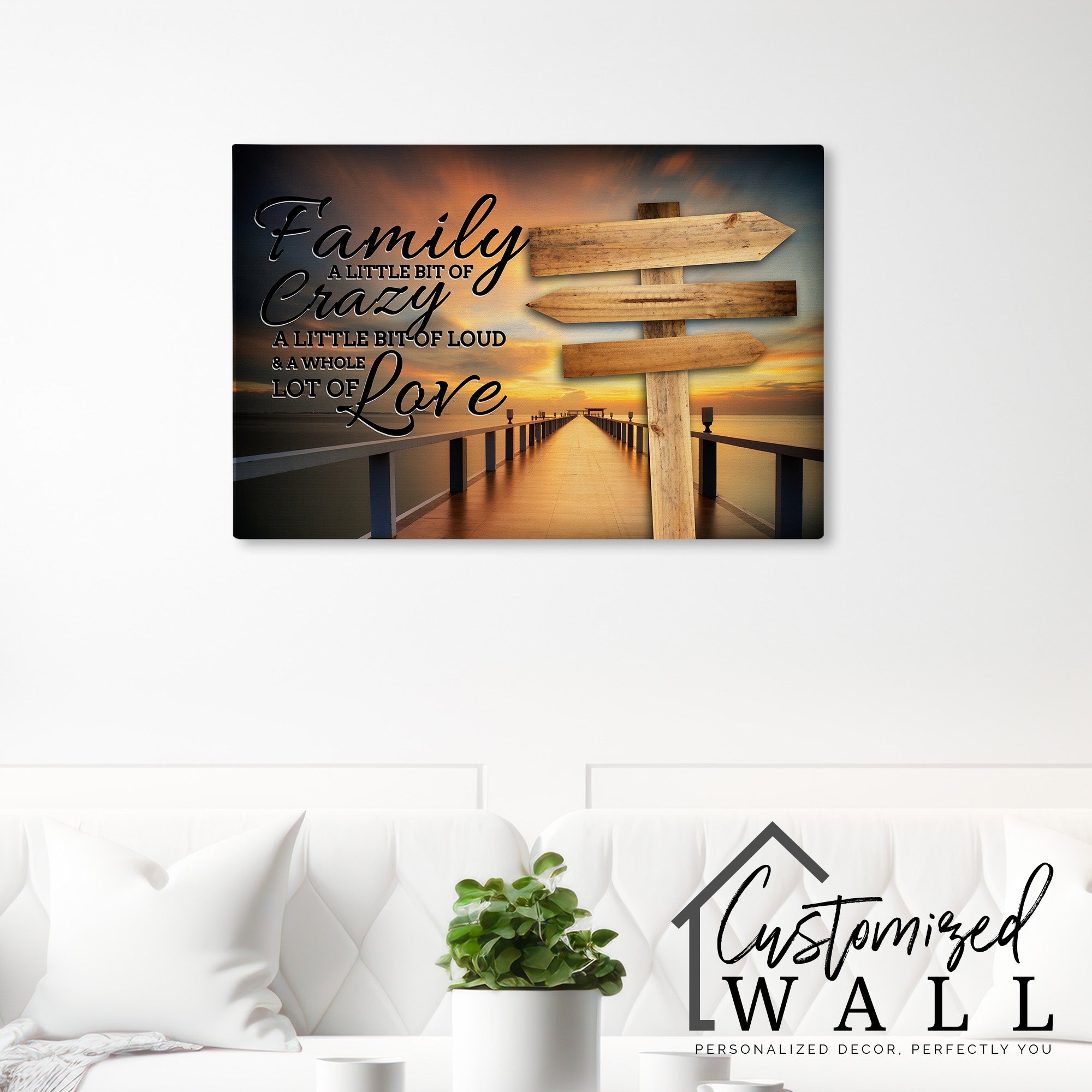 Personalized Family Quote Wrapped Canvas - Handmade Wall Art with Heartfelt Message, Perfect for Home Decor & Gift-Giving - Image 7