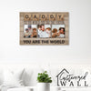 Personalized Daddy Canvas Art with Photos and Heartfelt Message - Custom Gift for Father's Day, Birthday, or New Dad - Image 7