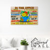 Personalized Office Wall Art - Inspiring Teamwork & Motivation Canvas Decor - Unique Gift for Colleagues, Boss, Office Team - Image 7