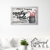 Personalized Candy Cane Wall Art on Wrapped Canvas - Customizable Holiday Decor for Christmas Gift Giving - Image 7