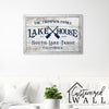 Personalized Lake House Canvas Sign – Custom Family Name and Location, Rustic Wall Décor for Vacation Homes and Special Occasions - Image 7