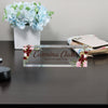 Elegant Personalized Acrylic Desk Name Plate with Floral Design – Perfect Custom Gift for Creative Directors - Image 8