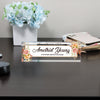 Personalized Floral Acrylic Desk Nameplate - Elegant Custom Gift for Office Decor, Moms, and Customer Service Managers - Image 8