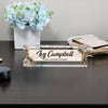Personalized Acrylic Desk Block with Custom Name & Title - Elegant Floral Design for Office Decoration & Thoughtful Gift - Image 8