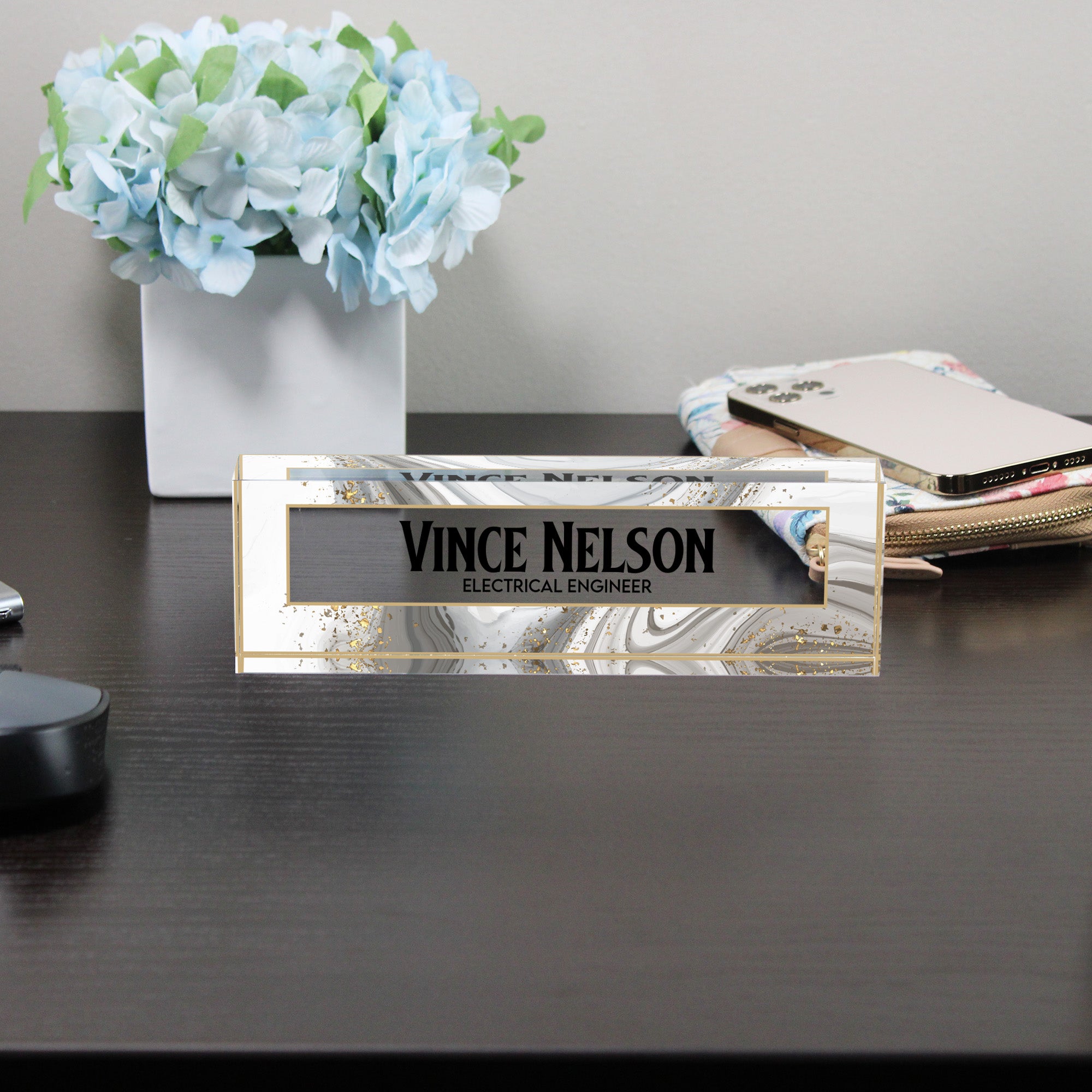 Personalized Acrylic Desk Name Block - Custom Office Décor for Professionals and Gift-Giving - Image 8