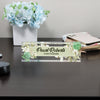 Personalized Floral Acrylic Desk Block for Event Planners - Custom Name Gift with Elegant Floral Design - Image 8