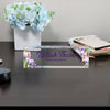 Personalized Floral Acrylic Desk Name Block - Custom Handcrafted Office Decor for HR Professionals - Image 8