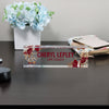 Personalized Floral Acrylic Desk Name Plate - Custom Life Coach Gift, Elegant Office Decor - Image 8