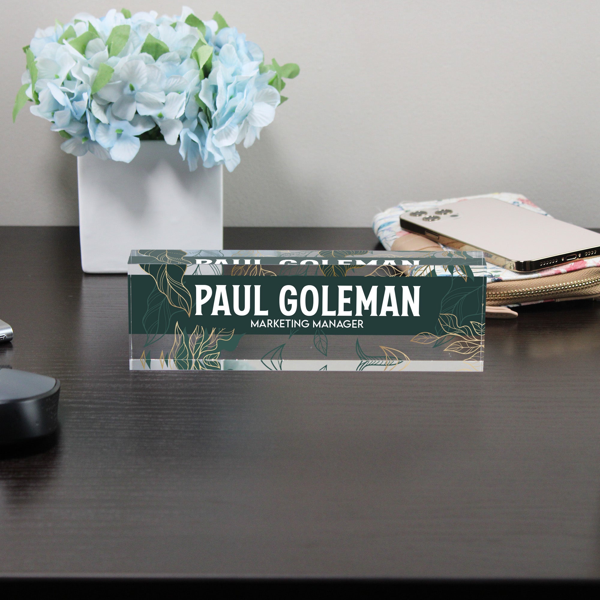 Personalized Acrylic Desk Nameplate - Custom Handmade Office Decor for Professionals & Gift Giving - Image 8