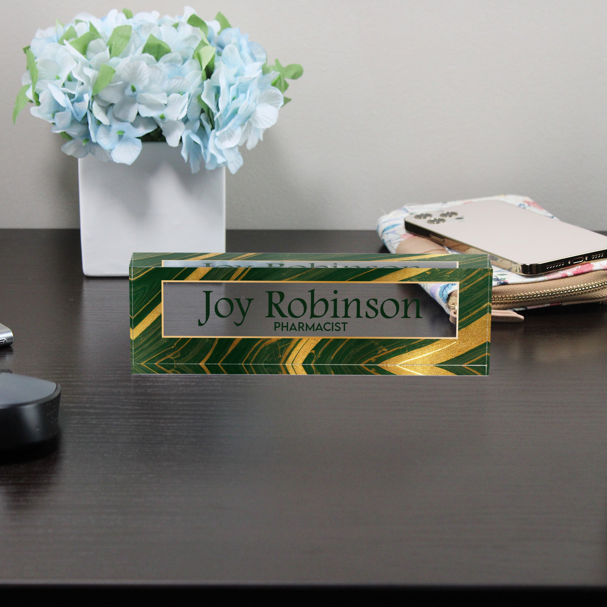 Elegant Personalized Acrylic Desk Nameplate – Custom Engraved for Professionals, Perfect Gift for Office Décor and Celebrations - Image 8
