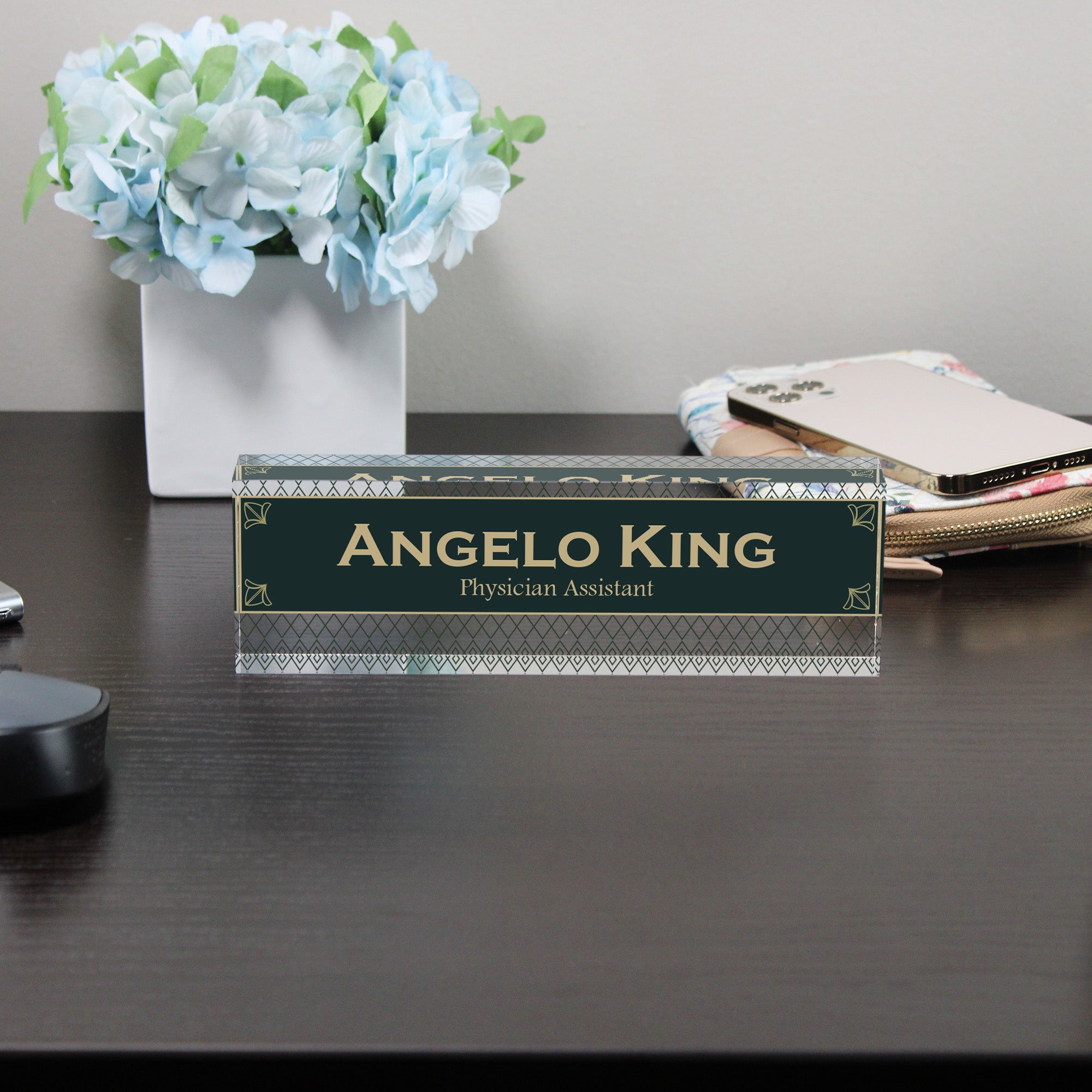 Personalized Acrylic Desk Name Plate – Elegant Handmade Design for Professionals and Gift-Giving - Image 8