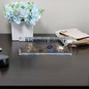 Custom Acrylic Desk Block with Floral Design - Personalized Nameplate for Professionals and Gift-Giving - Image 8