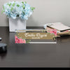 Customized Acrylic Desk Block - Elegant Floral Design with Personalization for Recruiters - Perfect Gift for Professionals - Image 8