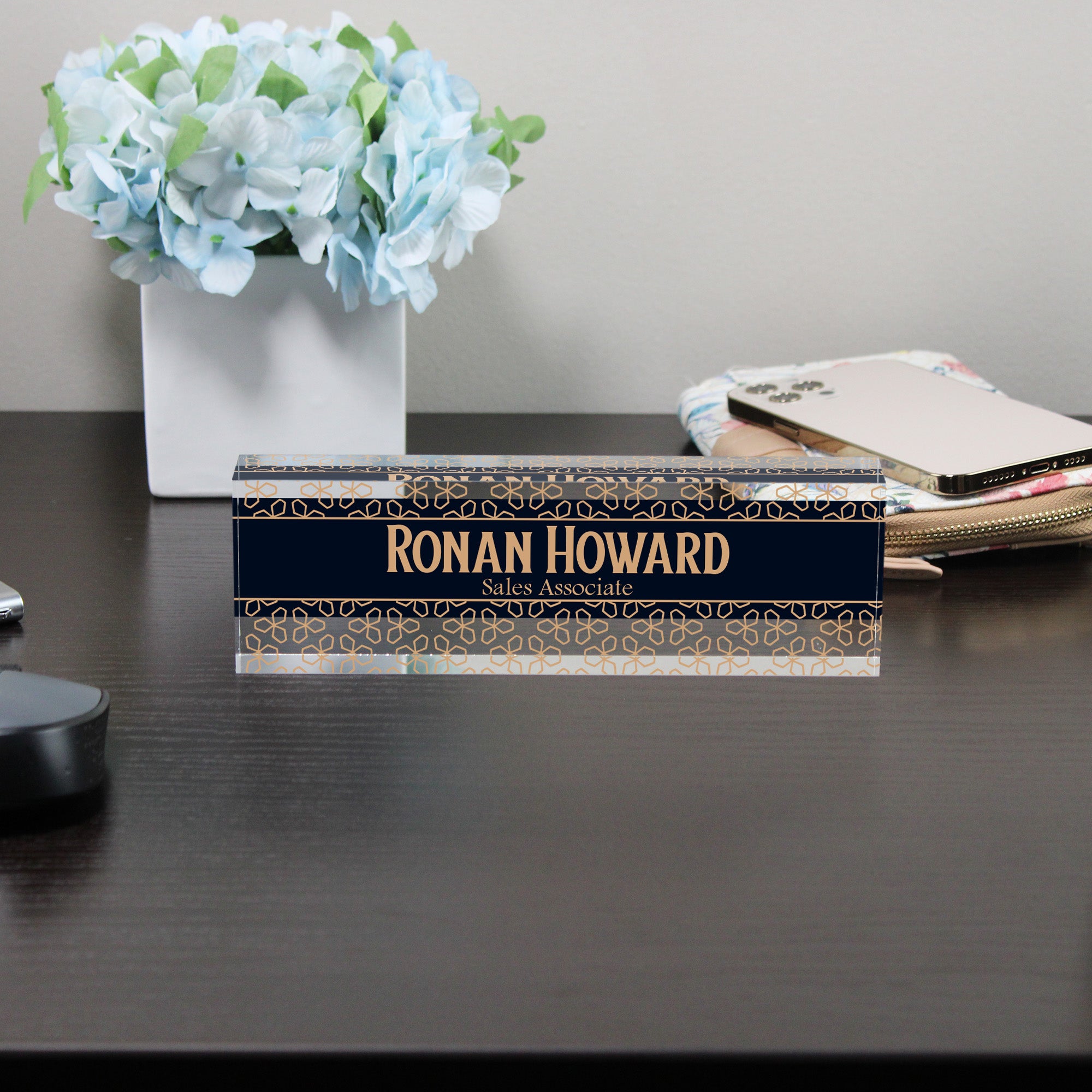 Elegant Personalized Acrylic Desk Block - Custom Nameplate for Professionals and Gift Occasions - Image 8