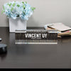 Personalized Art Deco Acrylic Desk Block - Custom Name Plate for Professionals and Gift Giving - Image 8