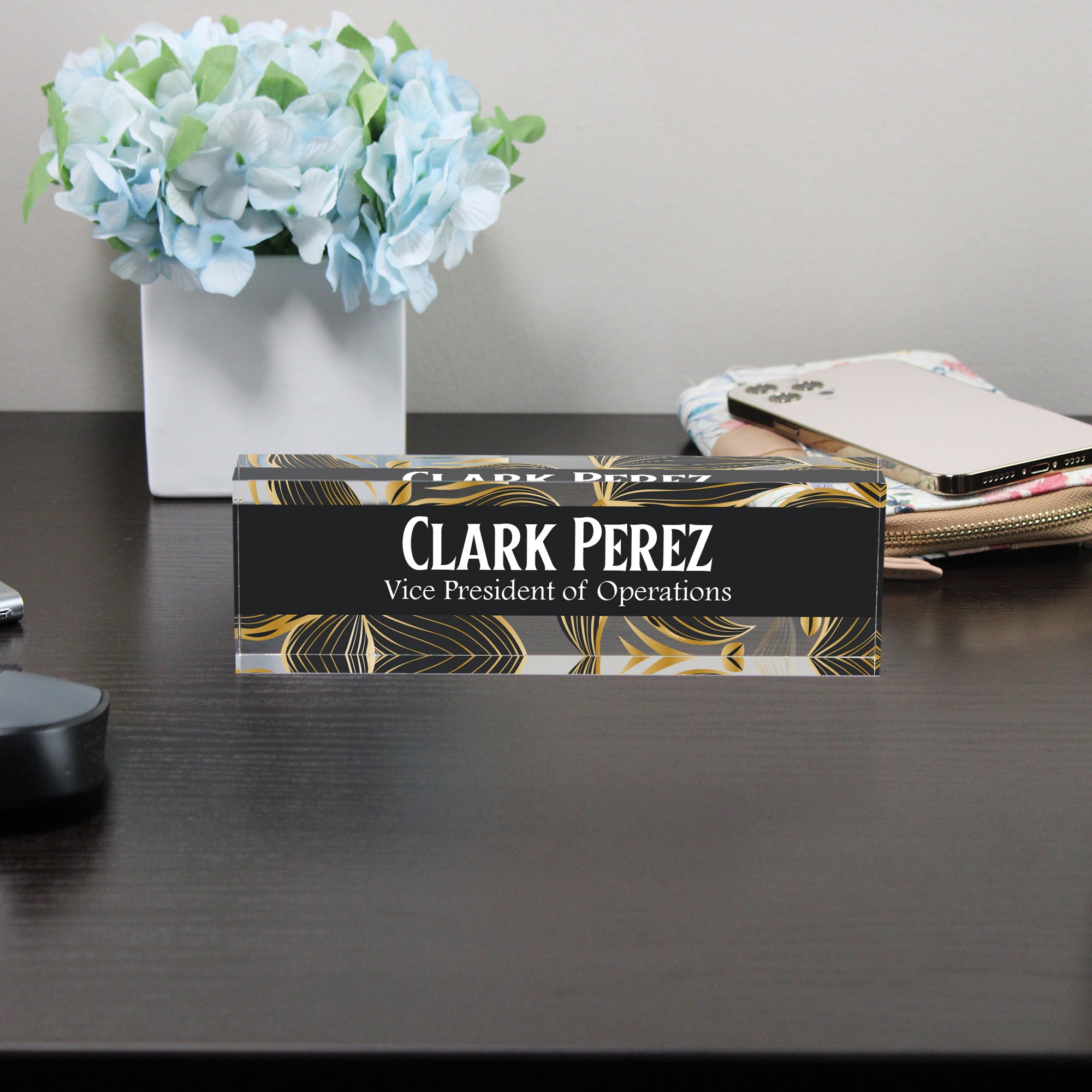 Personalized Acrylic Desk Block - Elegant Custom Nameplate for Professionals and Thoughtful Gifts - Image 8