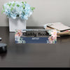Personalized Floral Acrylic Desk Block with Name and Title - Custom Gift for Artists and Creatives - Image 8