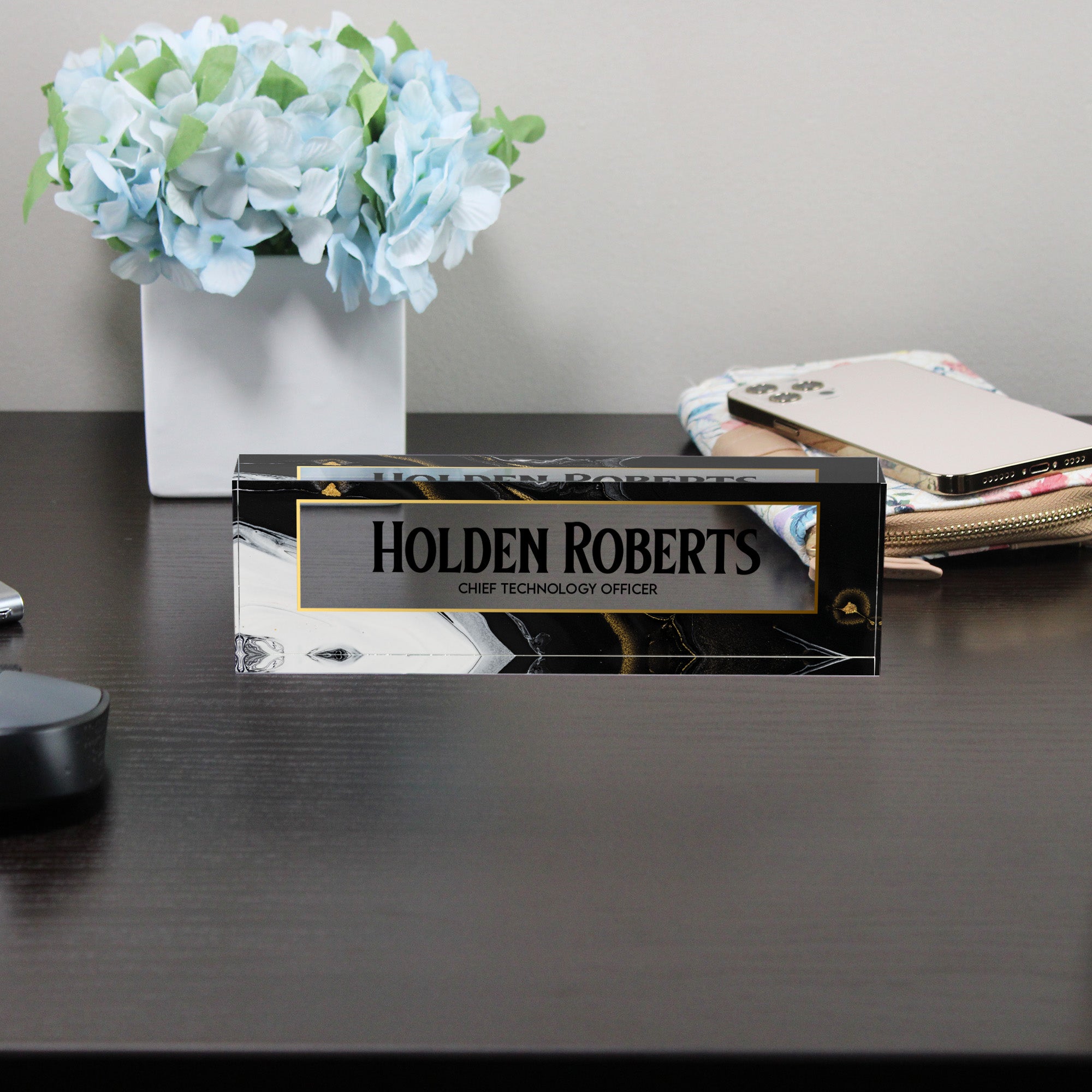 Personalized Acrylic Desk Name Block - Custom Office Decor for Executives & Professionals - Ideal Gift for Promotion & Recognition - Image 8