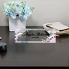 Personalized Acrylic Desk Nameplate with Floral Design - Custom Office Decor for Managers and Leaders - Image 8