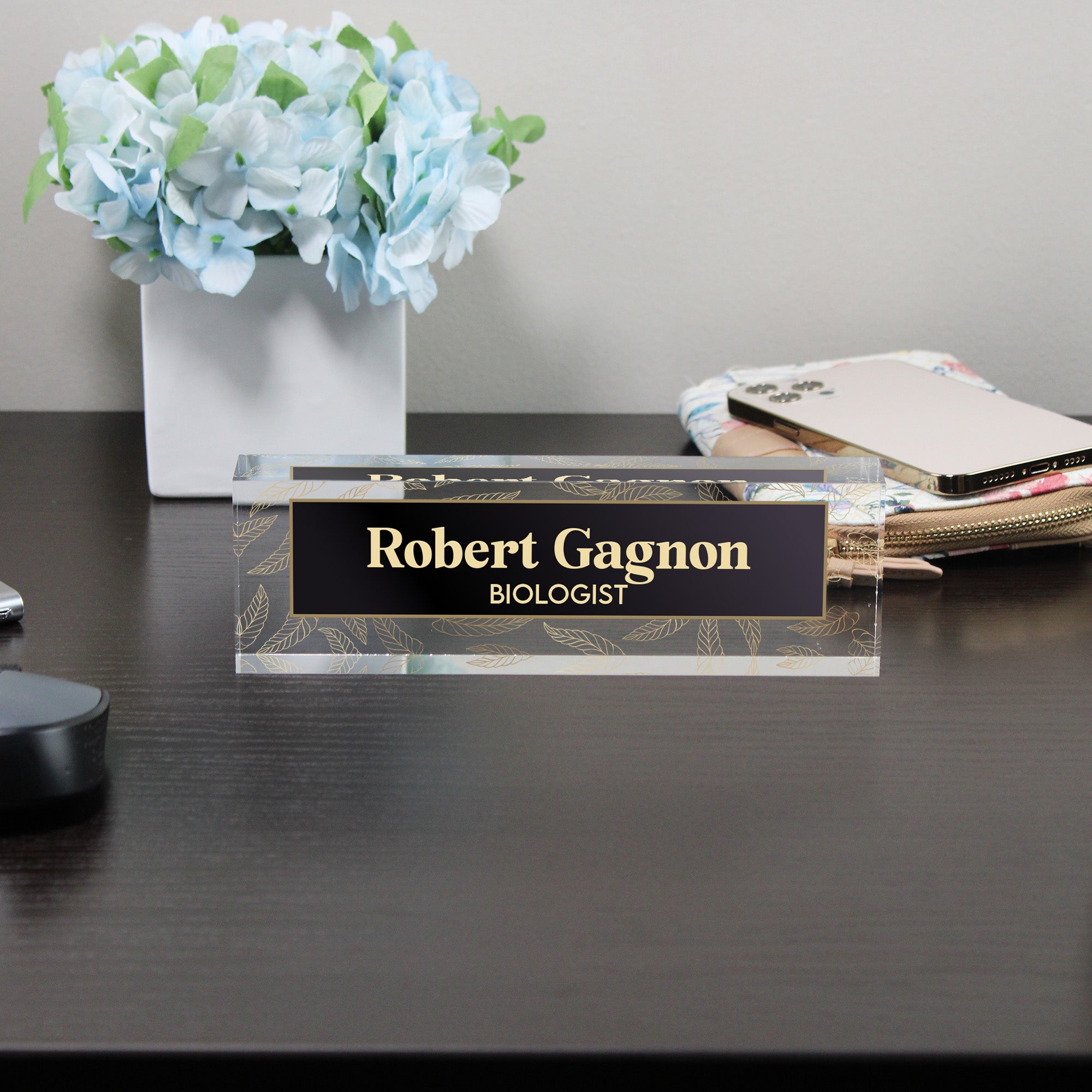 Personalized Acrylic Desk Nameplate - Custom Engraved Office Decor for Professionals, Teachers & More - Image 8