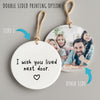 Personalized Ceramic Ornament – "I Wish You Lived Next Door" – Handcrafted Keepsake Gift for Friends and Family - Image 8