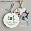 Personalized Ceramic Family Christmas Ornament - Custom Holiday Decoration with Names and Year - Perfect Keepsake Gift - Image 8