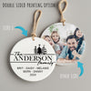 Personalized Family Christmas Ornament - Custom Ceramic Keepsake with 2024 Family Names and Holiday Design for Gift Giving - Image 8