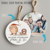 Personalized Big Sister Little Brother Ceramic Ornament 2024 - Handcrafted Holiday Keepsake for Family Celebrations - Image 8