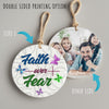 Personalized "Faith Over Fear" Butterfly Ceramic Ornament – Handmade Inspirational Keepsake with Custom Options - Image 8