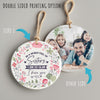 Beautifully Crafted Floral Ceramic Sister Ornament with Personalization for Heartfelt Gifting - Image 8