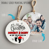 Personalized Merry Christmas Ornament for Parents-to-Be - Customized Baby Announcement Gift - Image 8