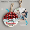 Personalized 2024 New Home Ceramic Ornament – Custom Holiday Decor for Memorable Adventures and New Beginnings - Image 8