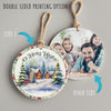 Personalized "O Holy Night" Ceramic Christmas Ornament – Handcrafted Holiday Decor for a Heartwarming Gift - Image 8