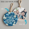 Elegant Personalized Merry Christmas Ceramic Ornament – Handcrafted Holiday Decor with Customization for the Perfect Gift - Image 8