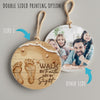 Personalized Footprints in the Sand Ceramic Ornament - "Walk by Faith" Beach Design - Perfect Inspirational Gift - Image 8