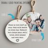 Personalized Memorial Ceramic Ornament with Heartfelt Quote - Cherish Loved Ones Forever - Image 8