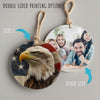 Personalized Bald Eagle Ceramic Ornament – Handcrafted Patriotic Decor with Customizable Touch for Unique Gift-Giving Moments - Image 8