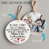 Personalized Love Affirmation Ceramic Ornament – Handcrafted Keepsake Gift for Loved Ones - Image 8