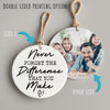 Personalized Ceramic Ornament – Inspirational Quote, Thoughtful Handmade Gift for Loved Ones, Customizable Keepsake - Image 8