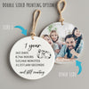 Personalized 1st Anniversary Ceramic Ornament - Celebrating One Year of Love with Custom Engraving - Image 8