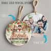 Personalized Snowman Ceramic Ornament – Charming Holiday Keepsake with Heartfelt Message for Loved Ones - Image 8
